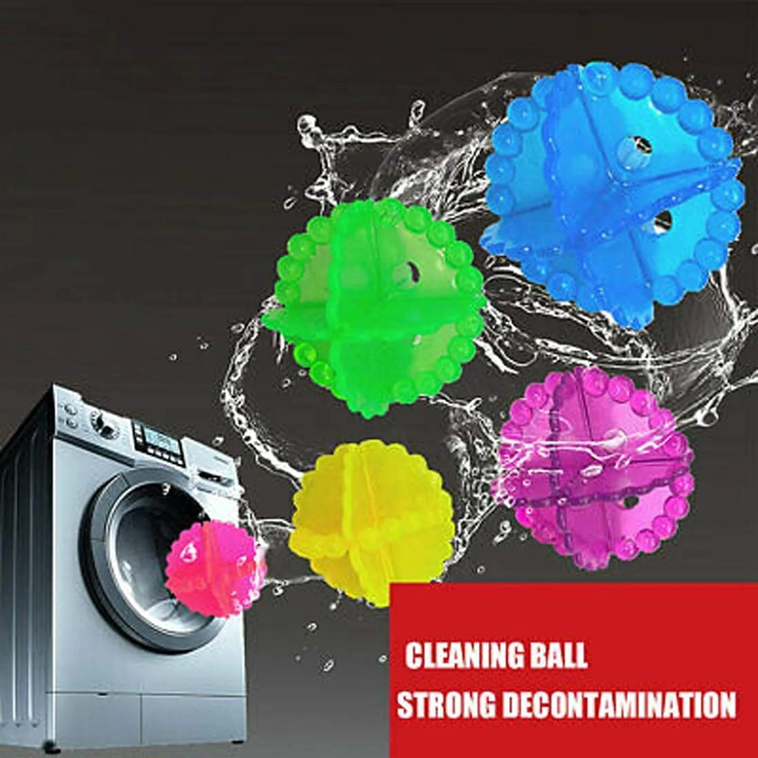 0205 Laundry Washing Ball, Wash Without Detergent (4pcs)