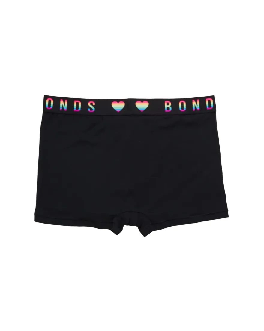 1 x Bonds Mens Guyfront Pride Trunk Underwear Undies Black