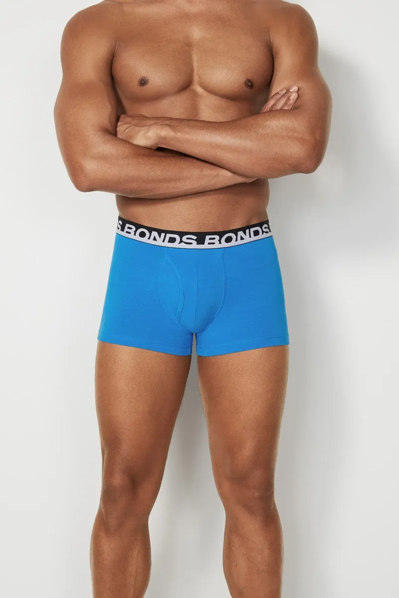 20 X Bonds Mens Everyday Trunks Underwear Black / Navy / Blue