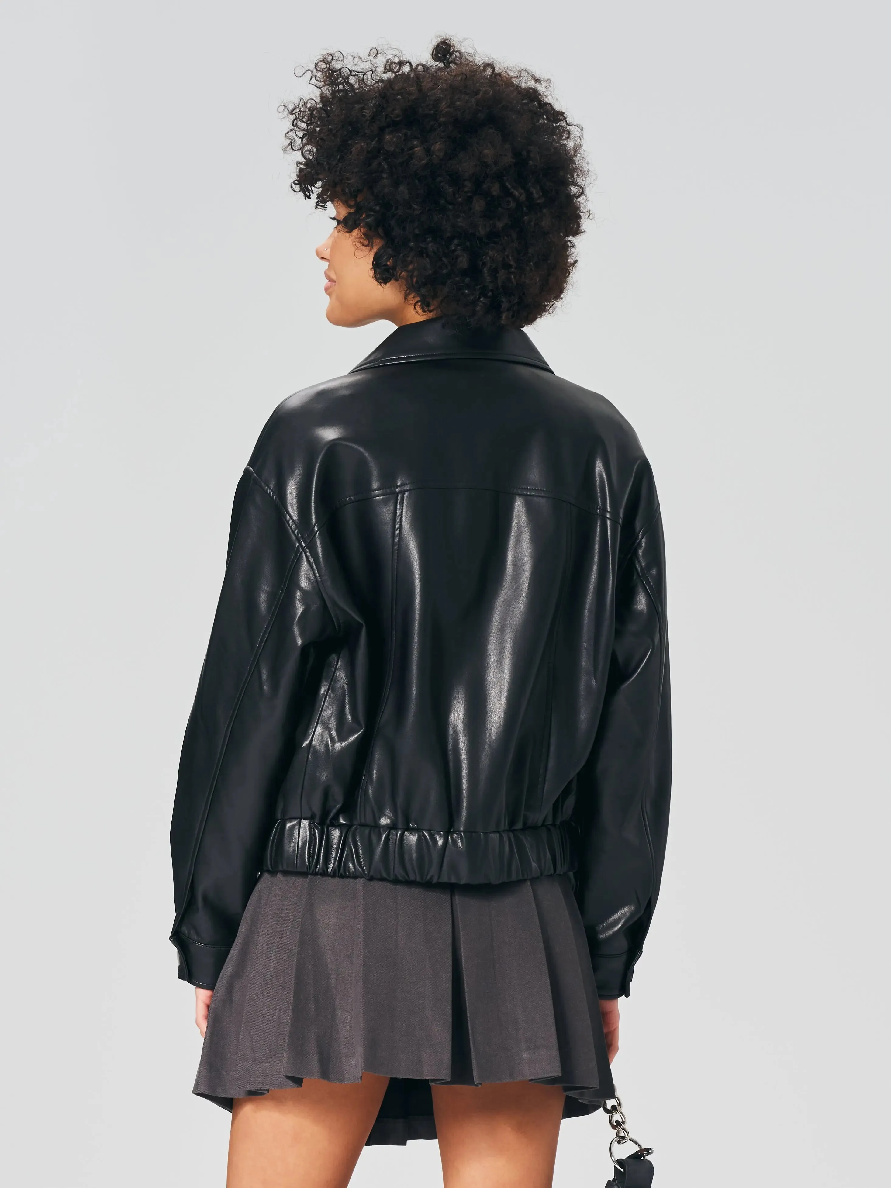 48307 Vegan Leather Jacket