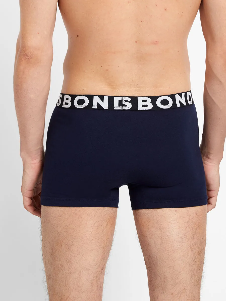 5 x Bonds Everyday Trunks - Mens Underwear Navy Jocks