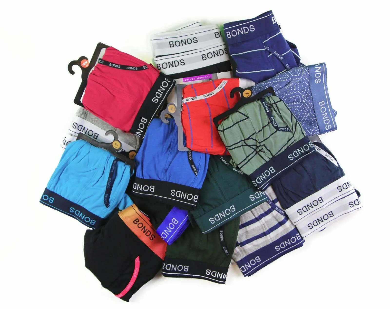 5 x Mens Bonds Underwear Guyfront Trunks Boxer Assorted Shorts