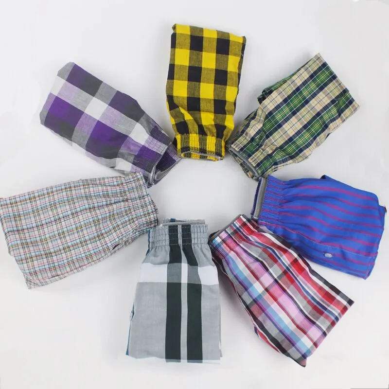 5Pcs/lot  Boxer Men Thin Summer Underwear Cotton Man Breathable