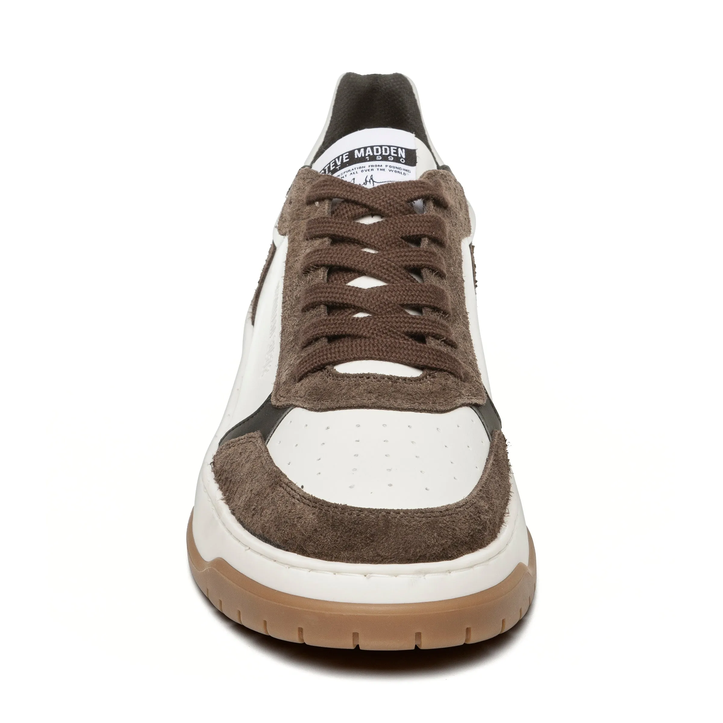 Ace Sneaker BONE/DARK BROWN