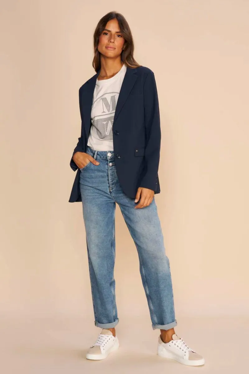 Adeline Love Jeans | Blue | Jeans fra Mos Mosh