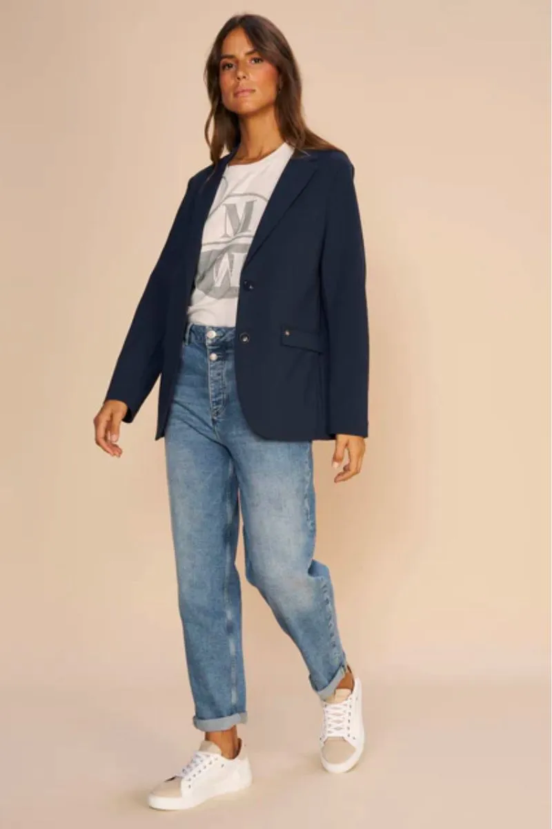 Adeline Love Jeans | Blue | Jeans fra Mos Mosh