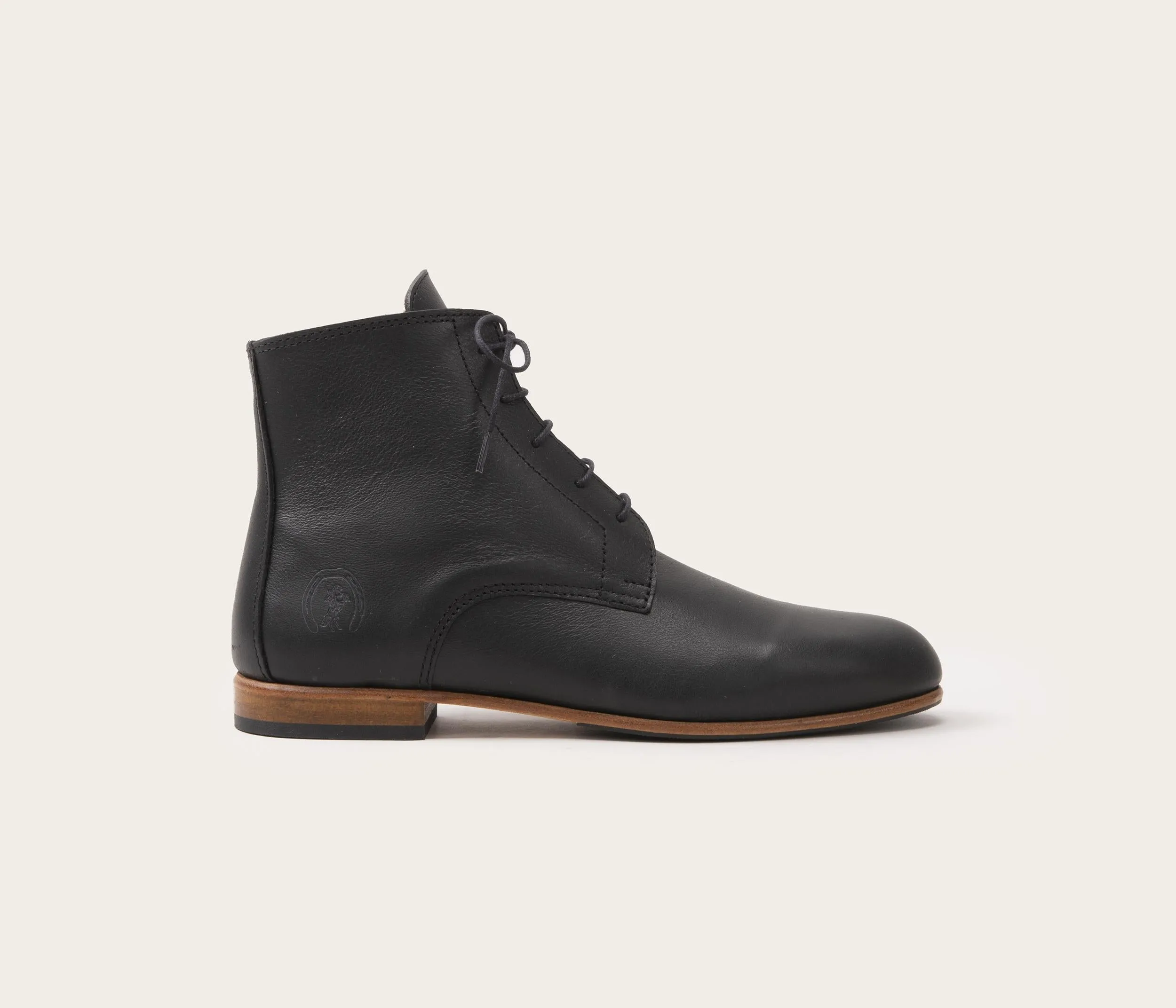 Albert Men's Soft Black Ankle Boot