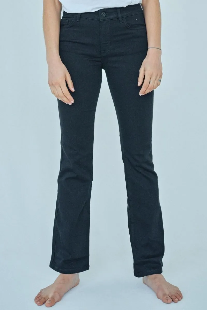 Ashley Deluxe Jeans 32' | Black | Jeans fra Mos Mosh