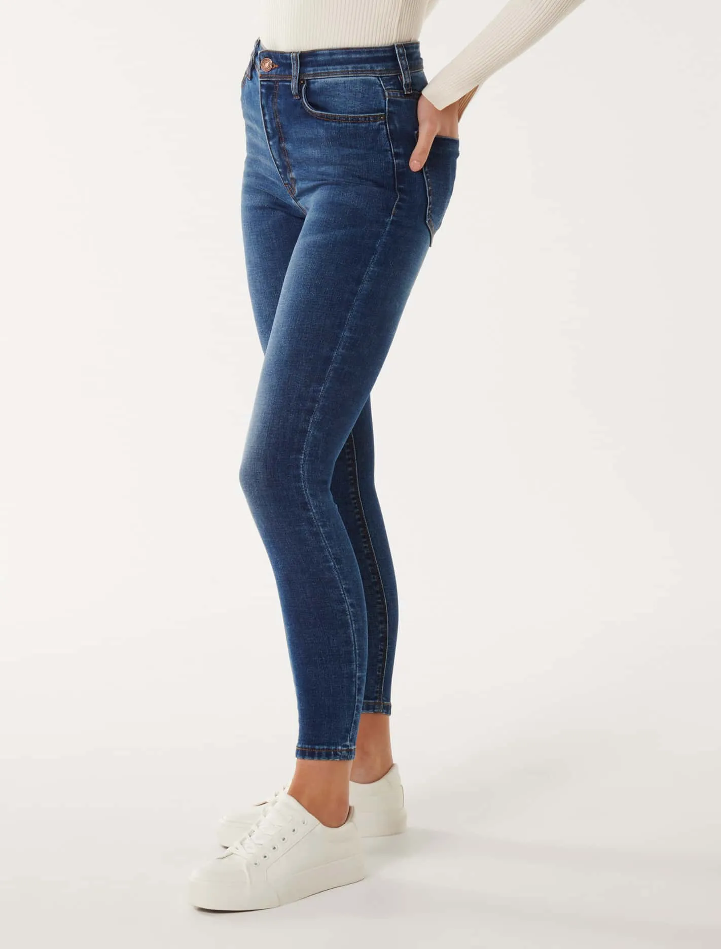 Ashley Mid-Rise Skinny Jeans