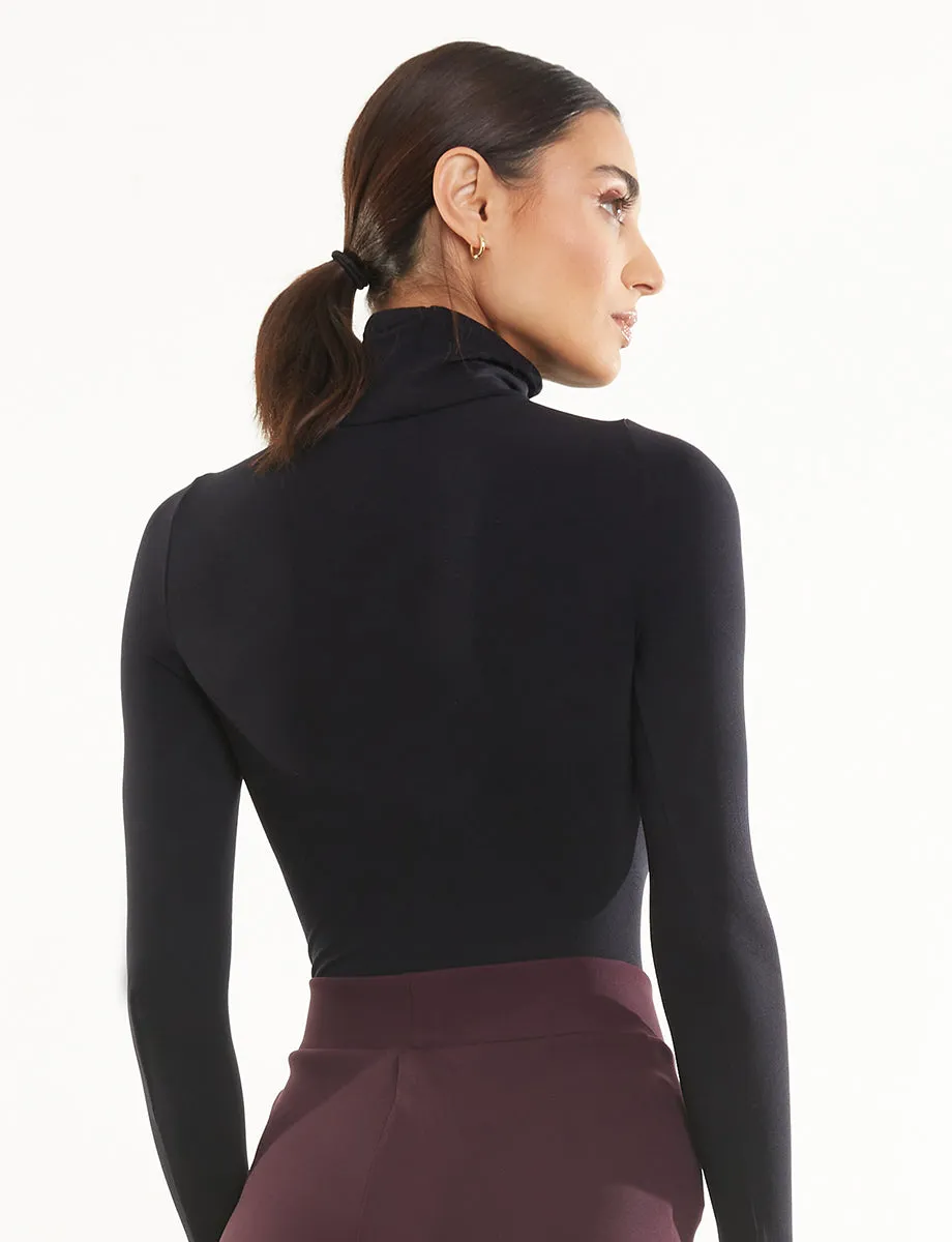 Ballet Long Sleeve Turtleneck Bodysuit