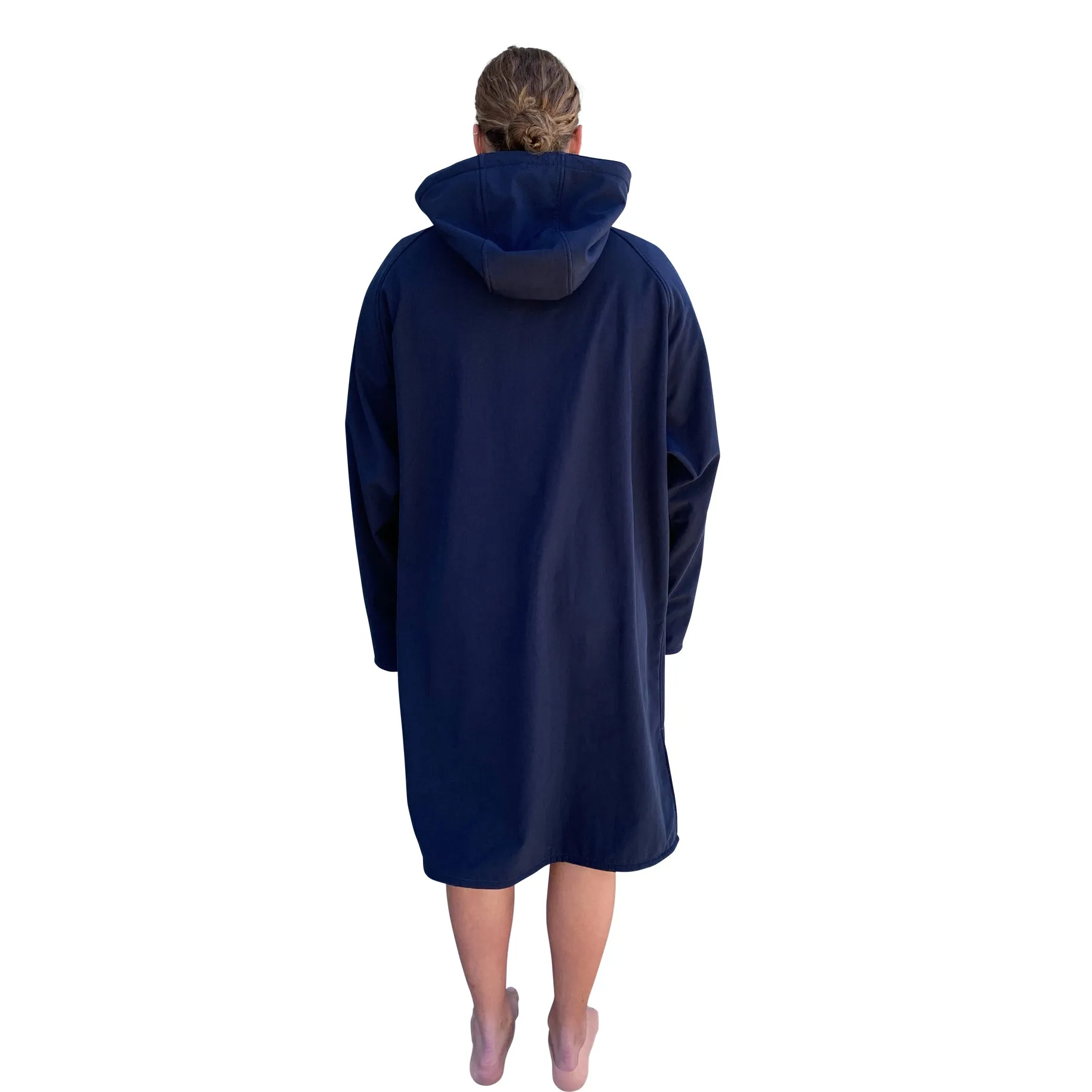 BEACH COAT - NAVY/CYAN