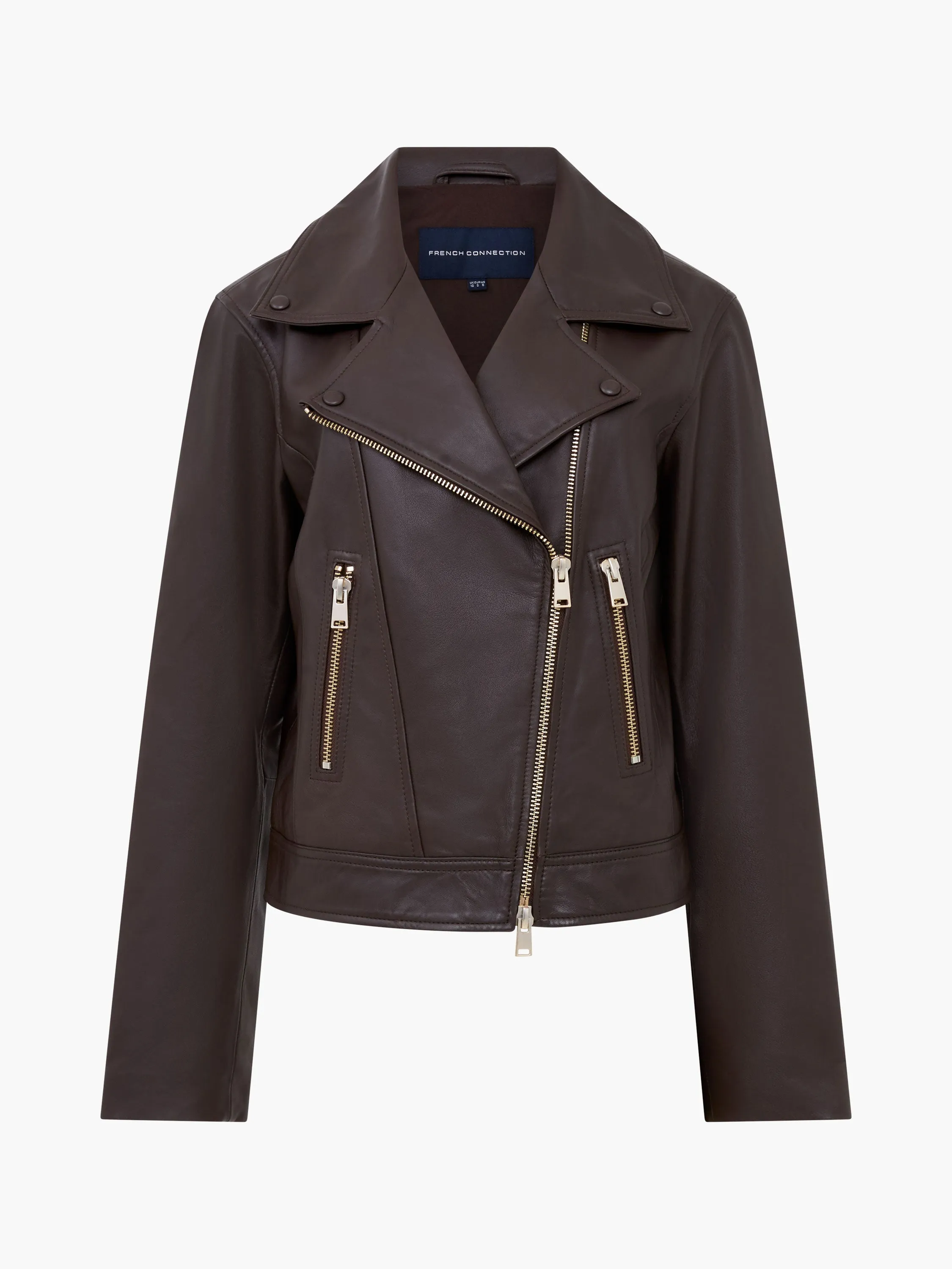 Becket Leather Military Jacket