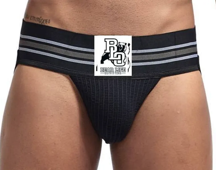 BLO Vintage Style Jockstrap Underwear Black