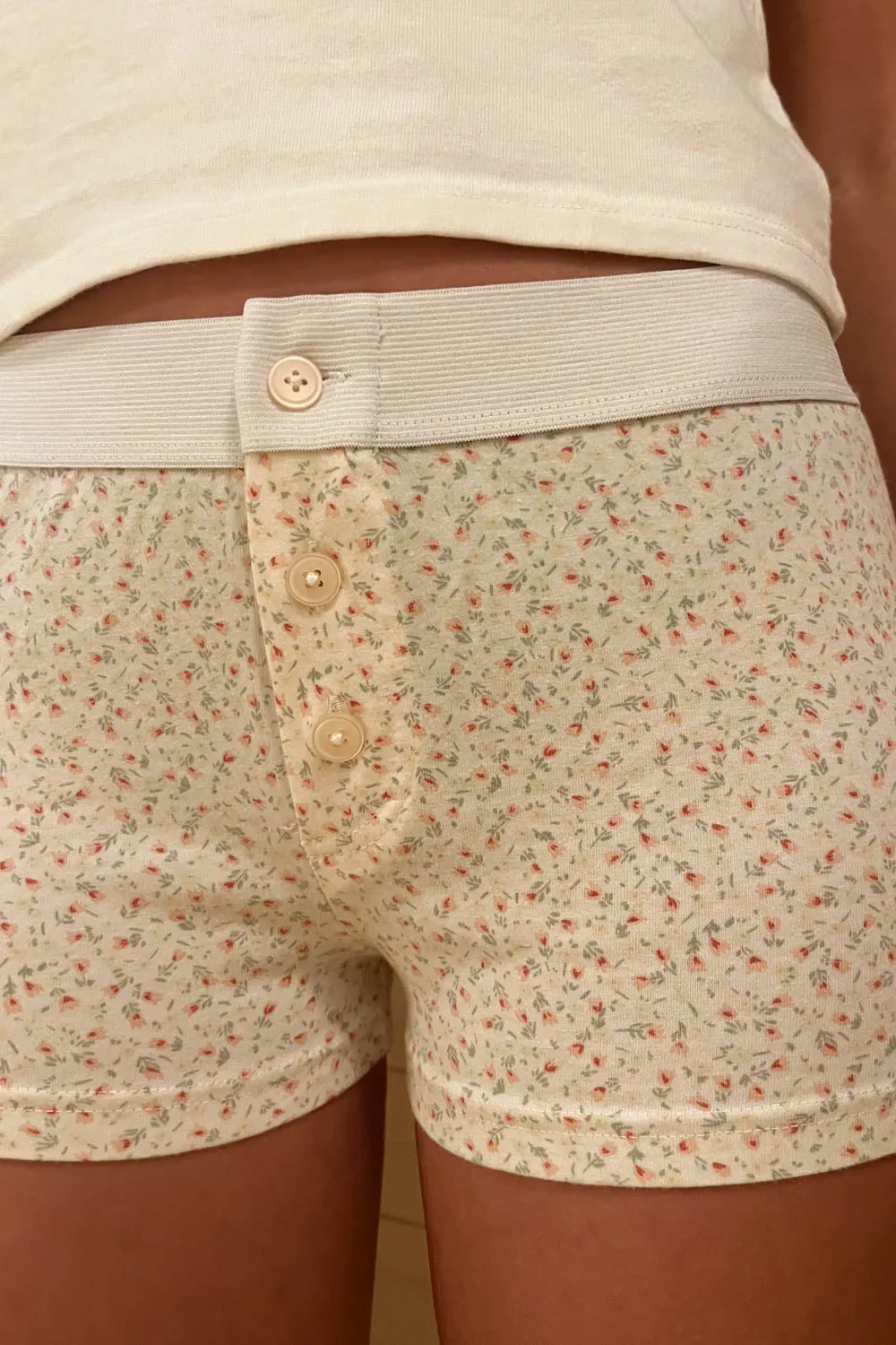 Boy Short Floral Underwear