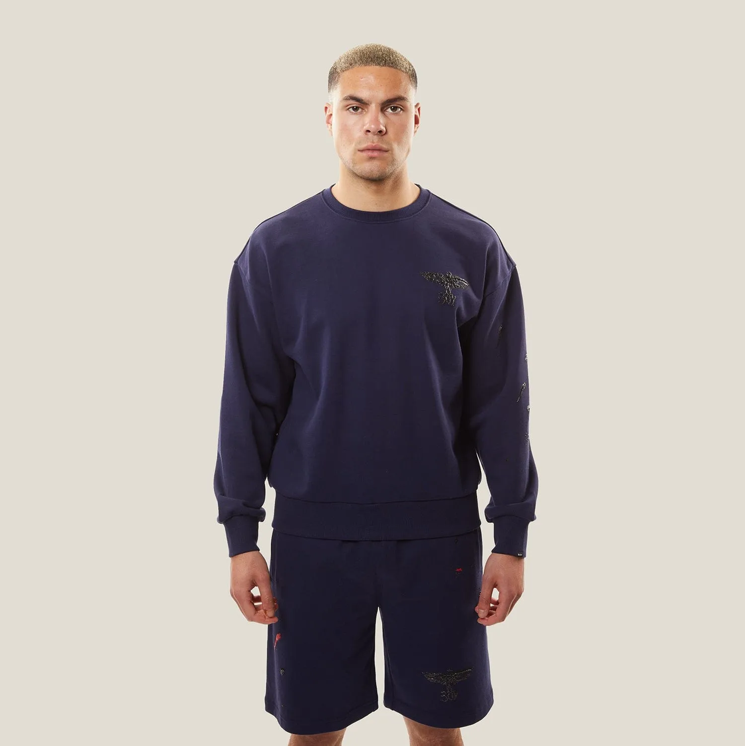 BOY TINT SWEATSHIRT - NAVY