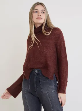 Brea A-Line Turtleneck Sweater