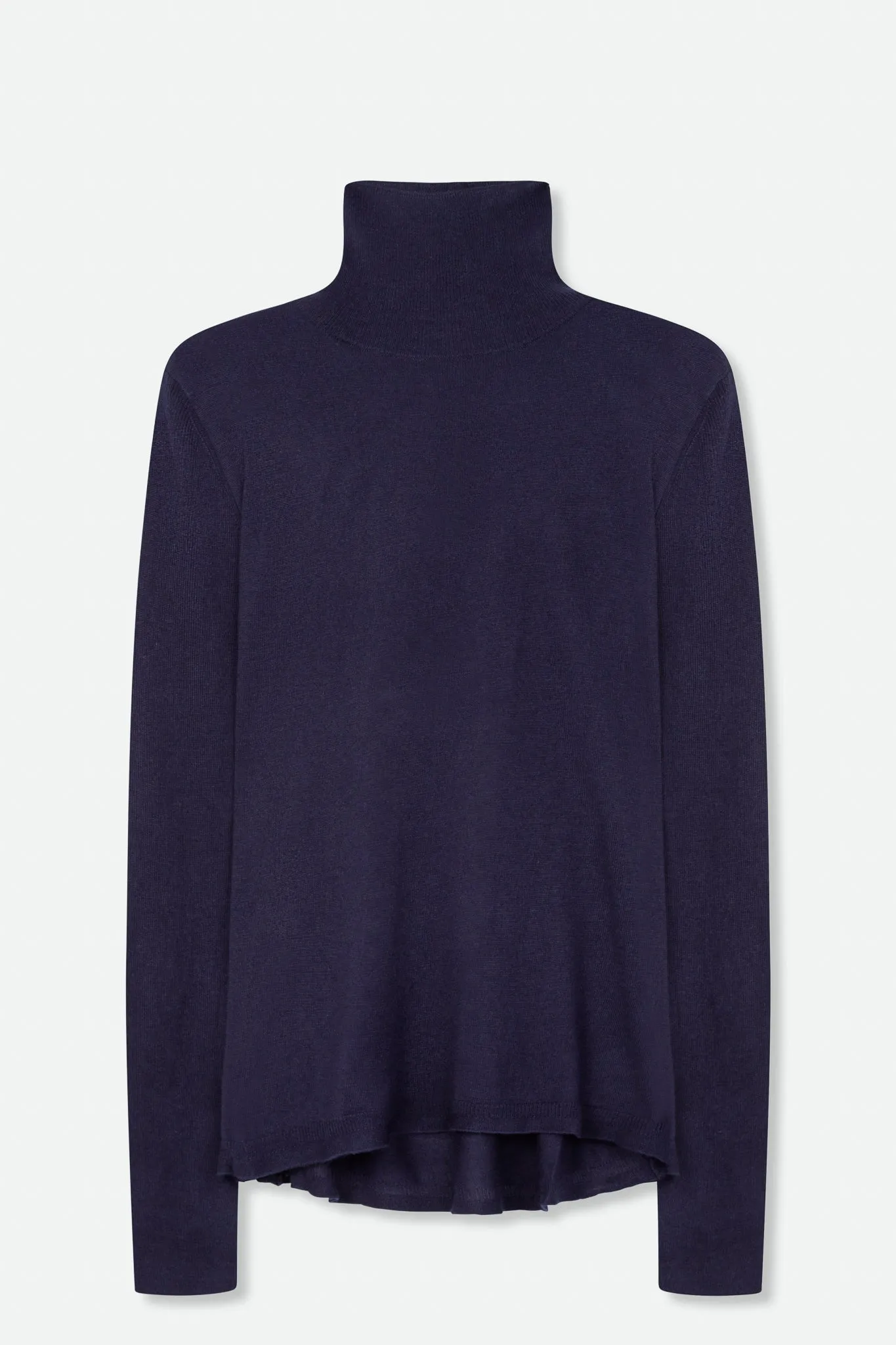 CARLOTA TURTLENECK IN FINE SILK CASHMERE BLEND