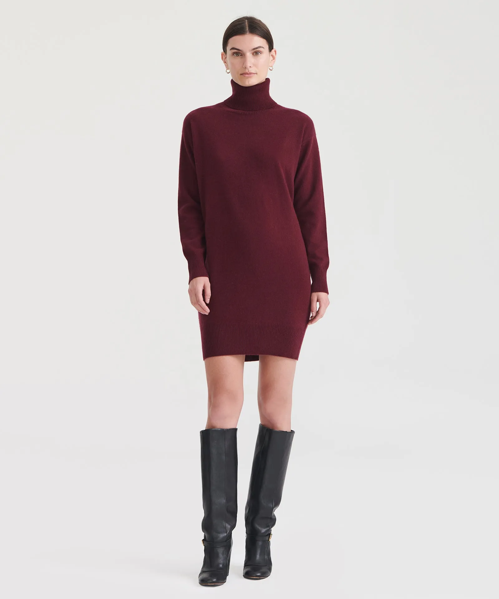 Cashmere Turtleneck Dress