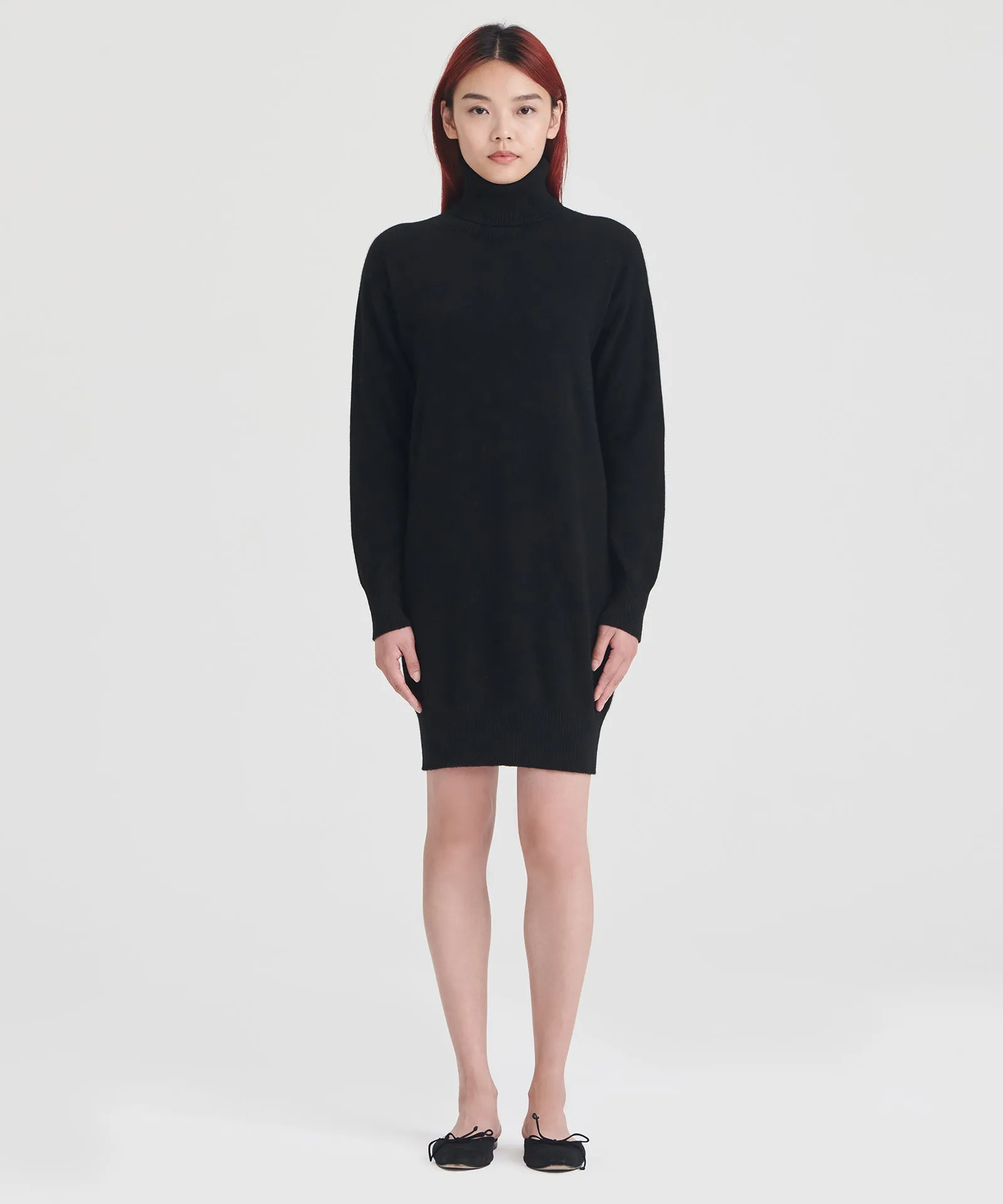 Cashmere Turtleneck Dress