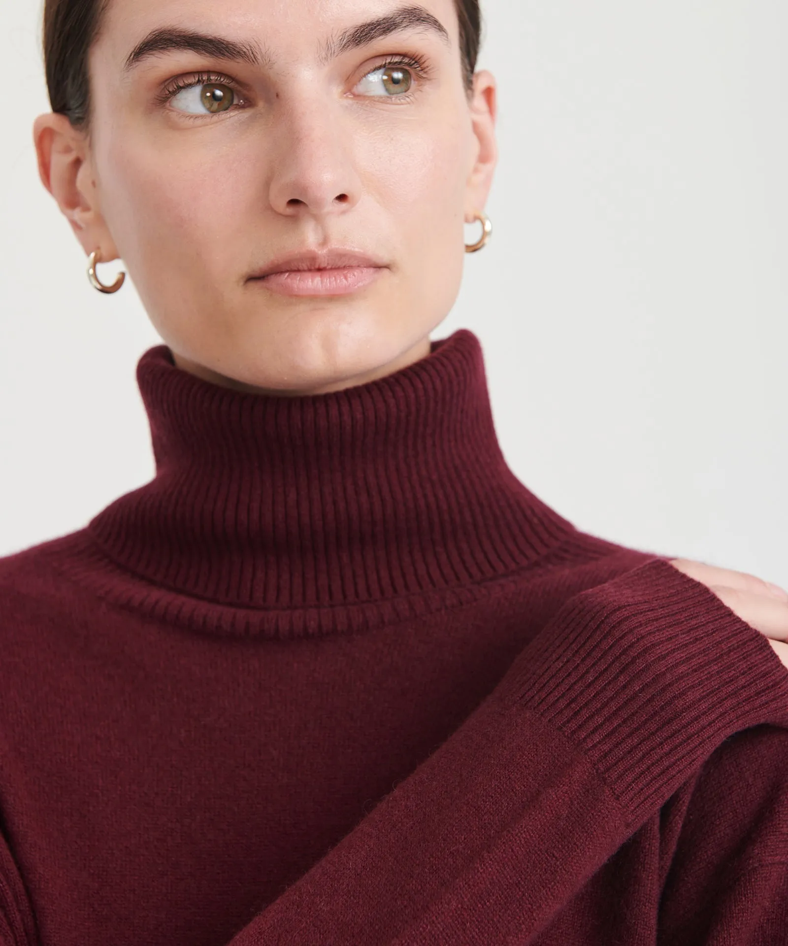 Cashmere Turtleneck Dress