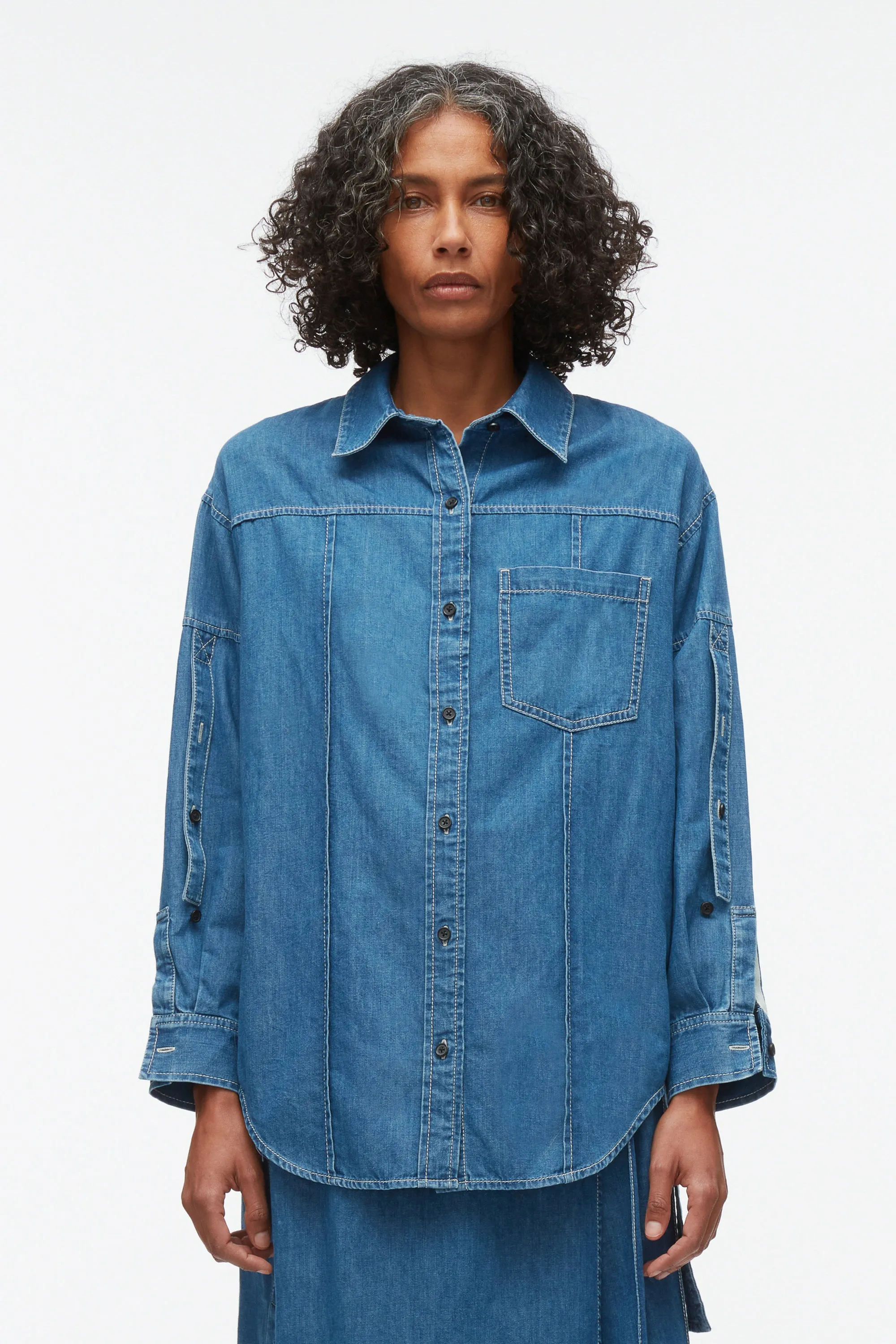 Chambray Oversized Shirt