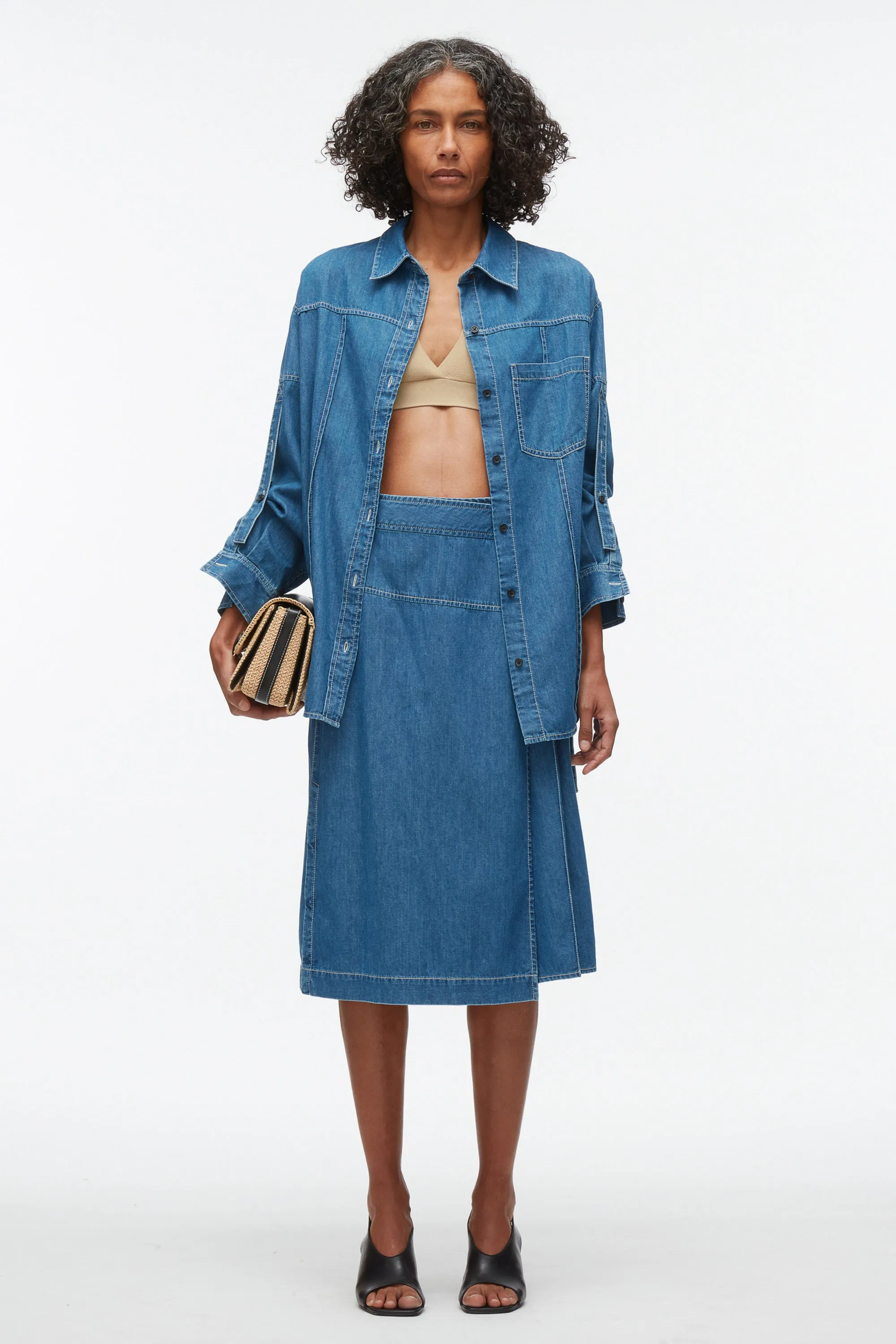 Chambray Oversized Shirt