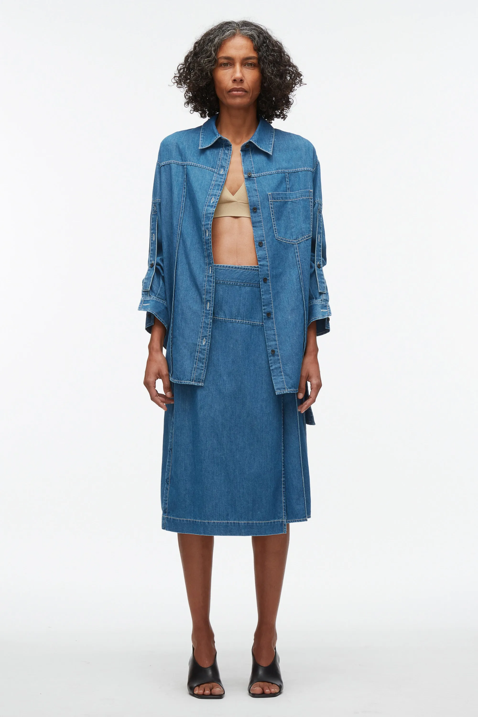 Chambray Oversized Shirt