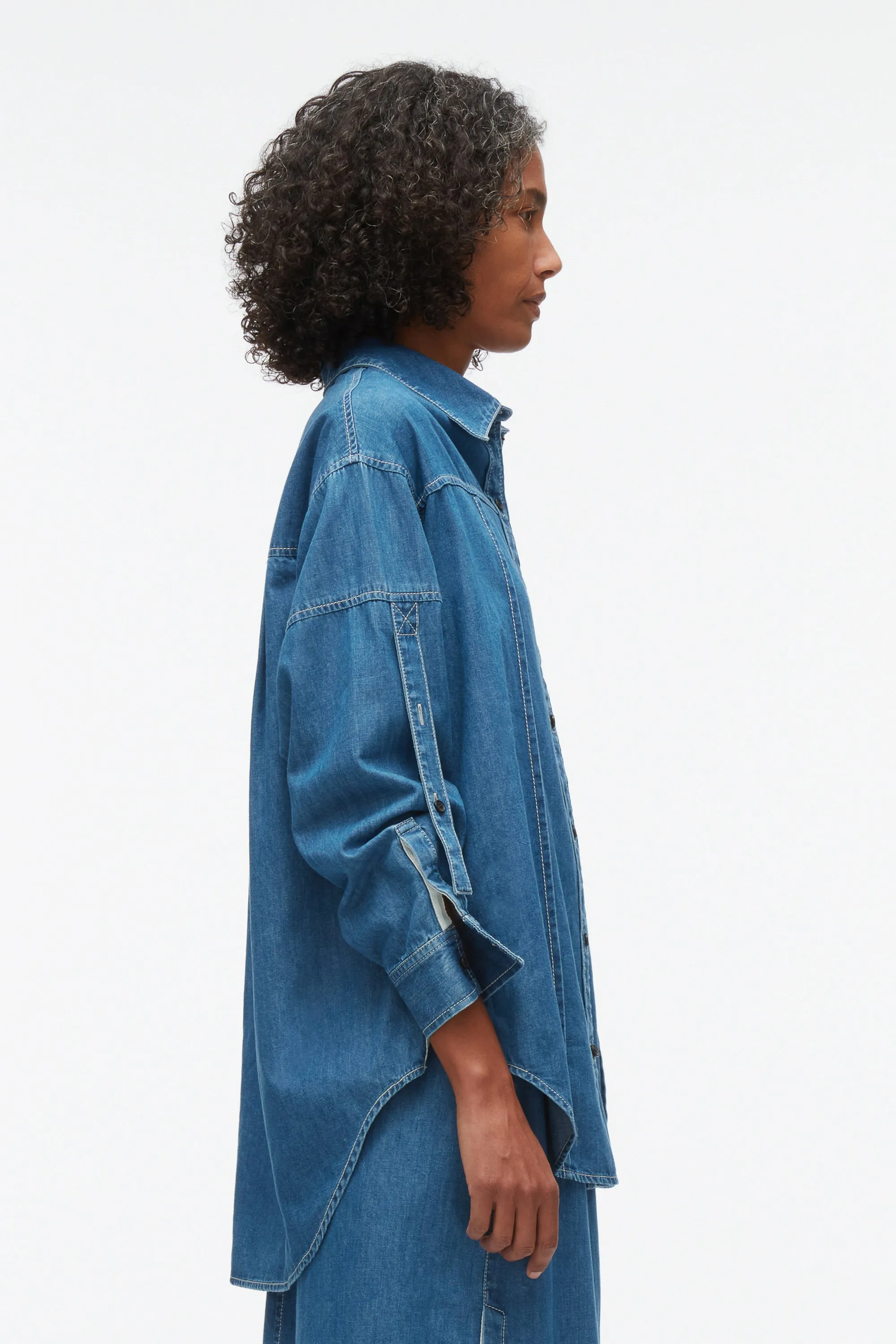 Chambray Oversized Shirt