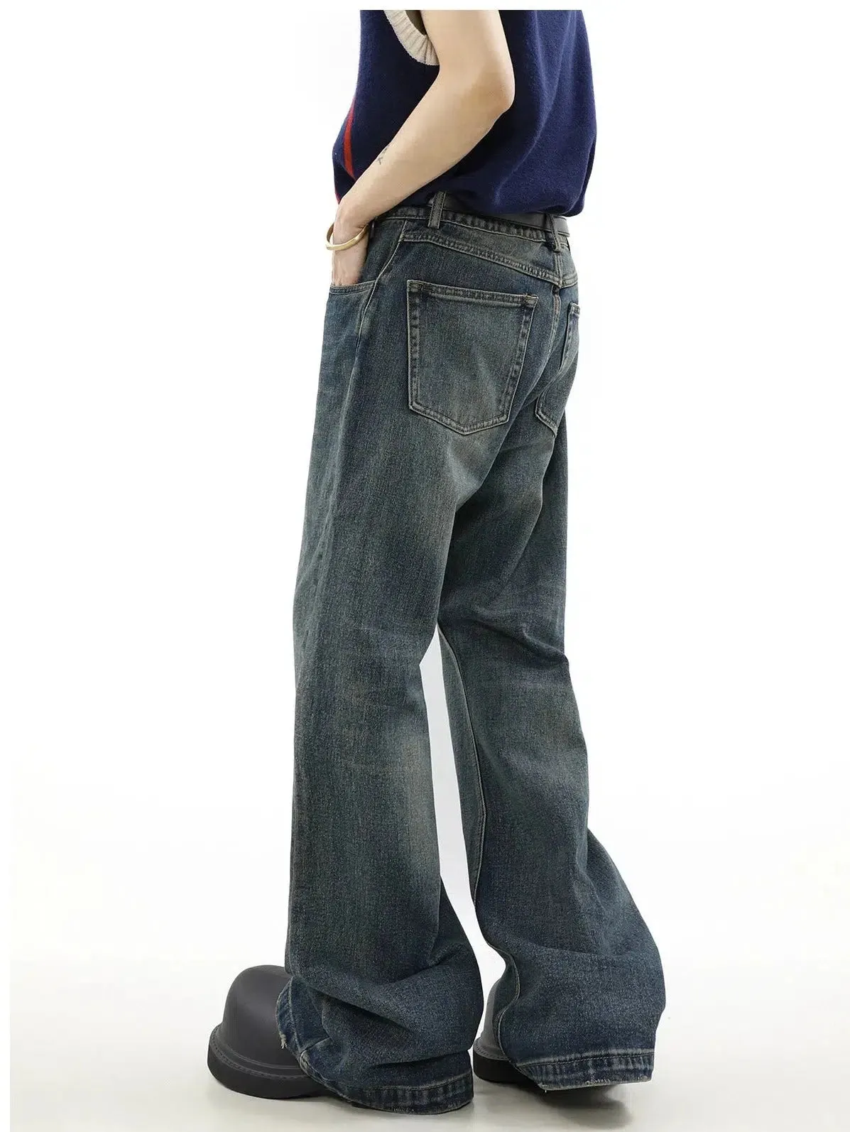 Classic Wide Leg Bootcut Jeans