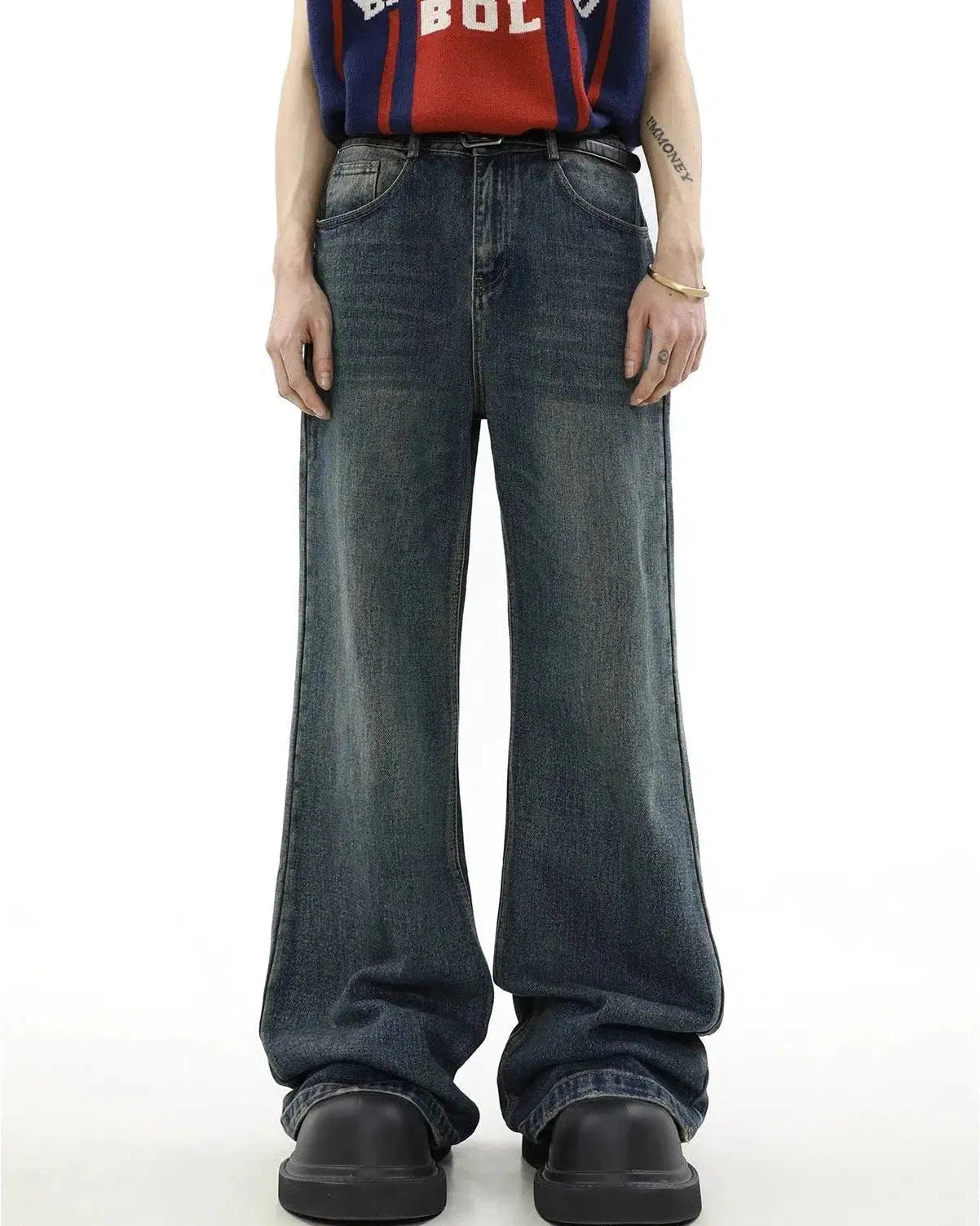 Classic Wide Leg Bootcut Jeans