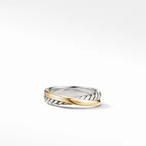 David Yurman Crossover Ring with 18K Yellow Gold 5MM