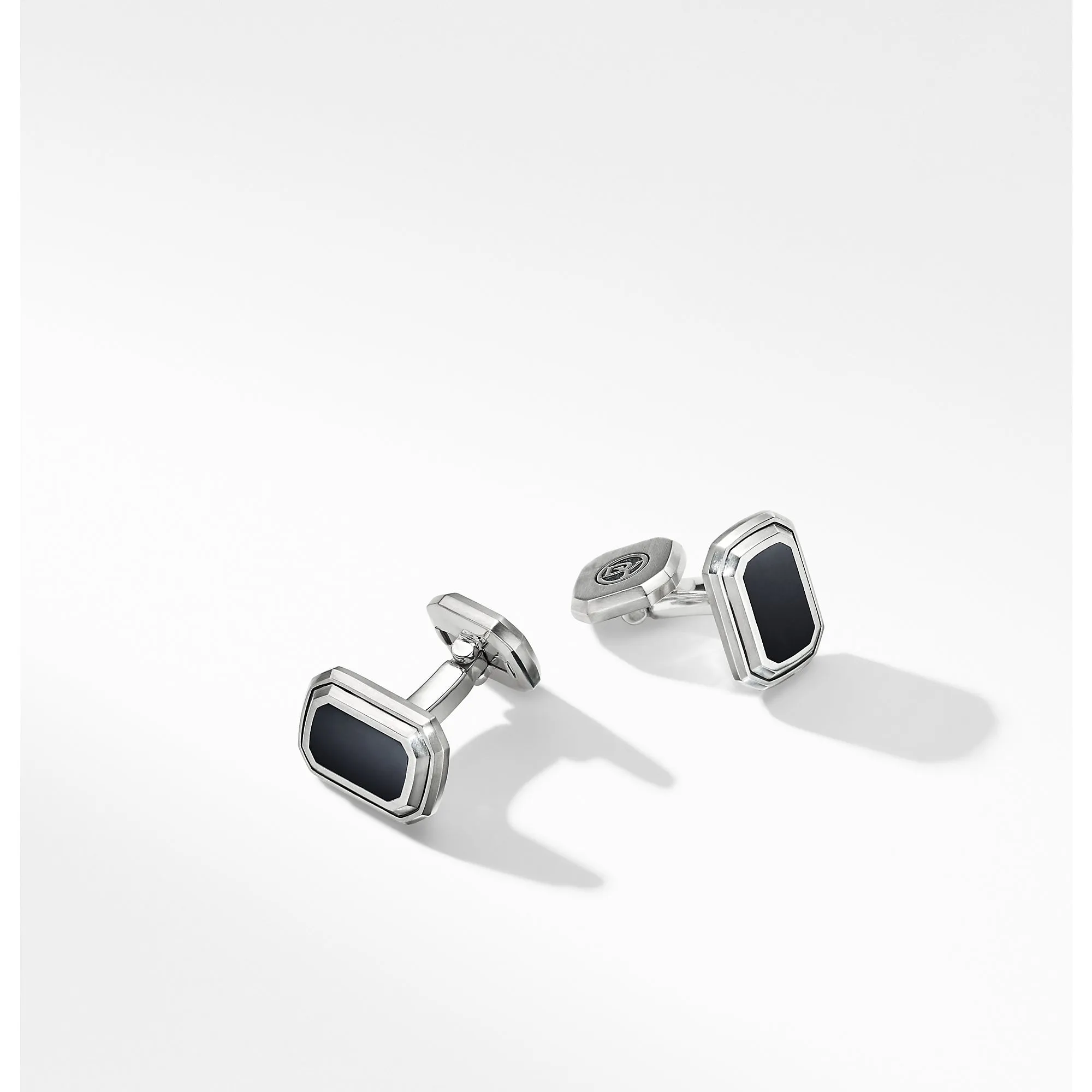 David Yurman Men's Deco Cufflinks with Black Onyx