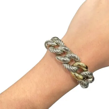 David Yurman Two-Tone Belmont Curb Link Bracelet