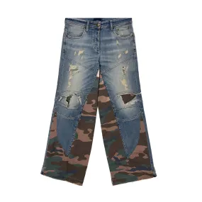 Denim Camo Hybrid Jeans