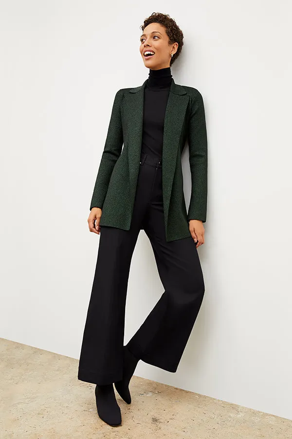 Elizabeth Turtleneck - Silk Jersey :: Black