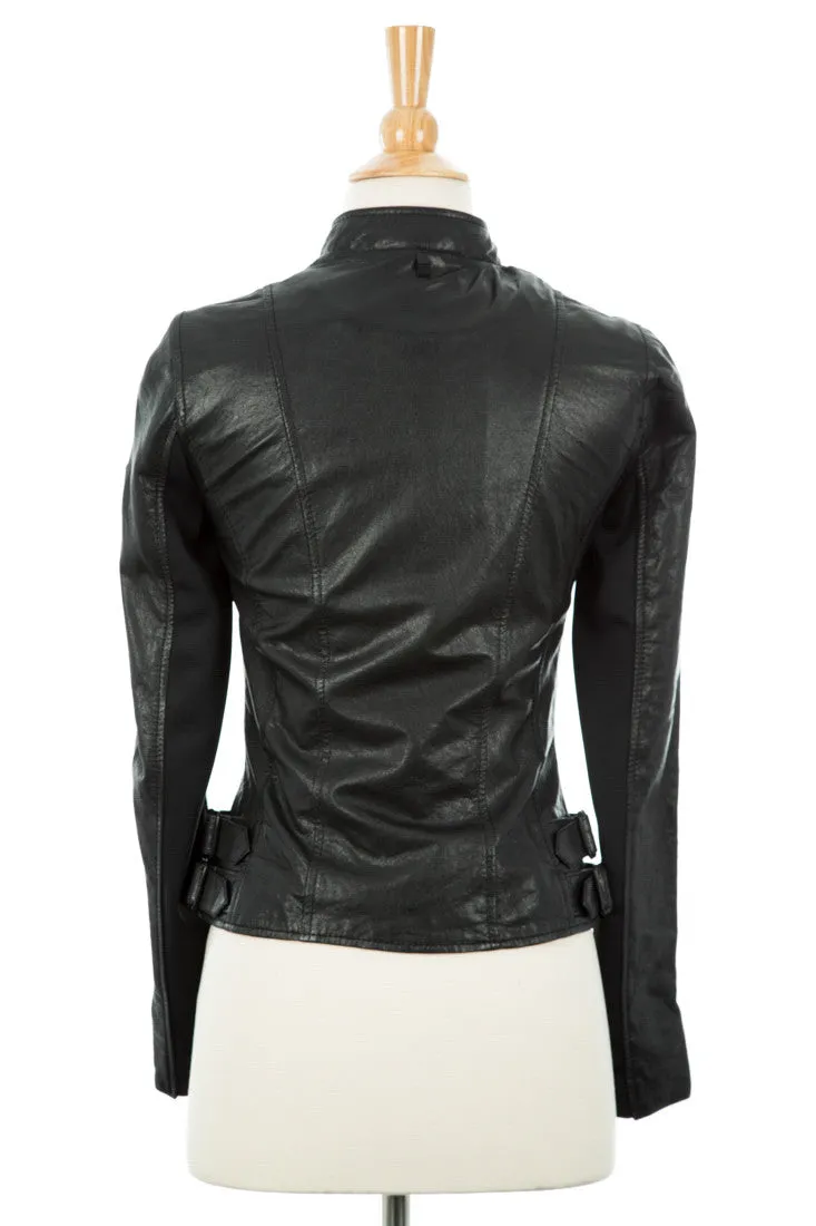 Elsa Leather Biker Jacket