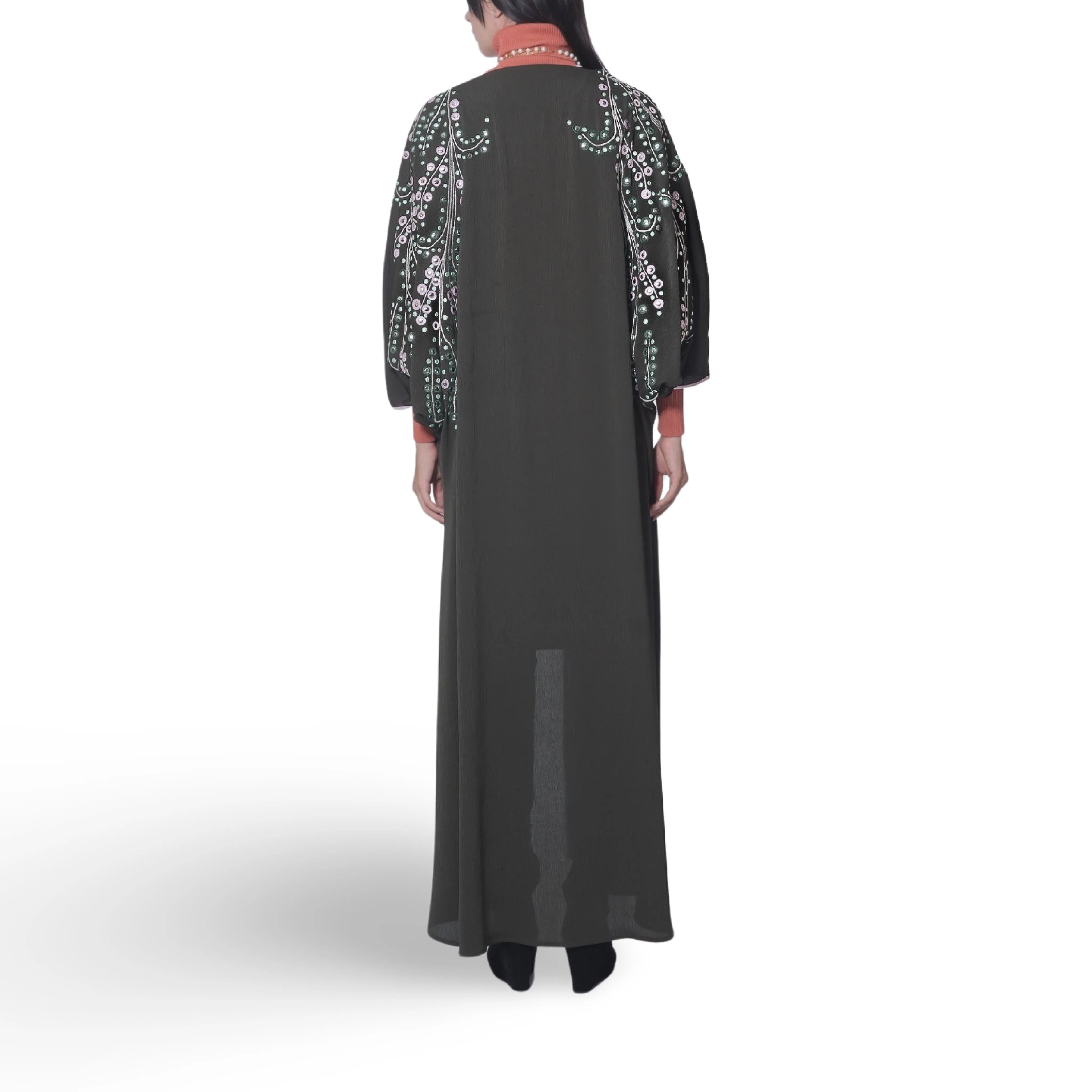 Embroidery Embellishent Abaya