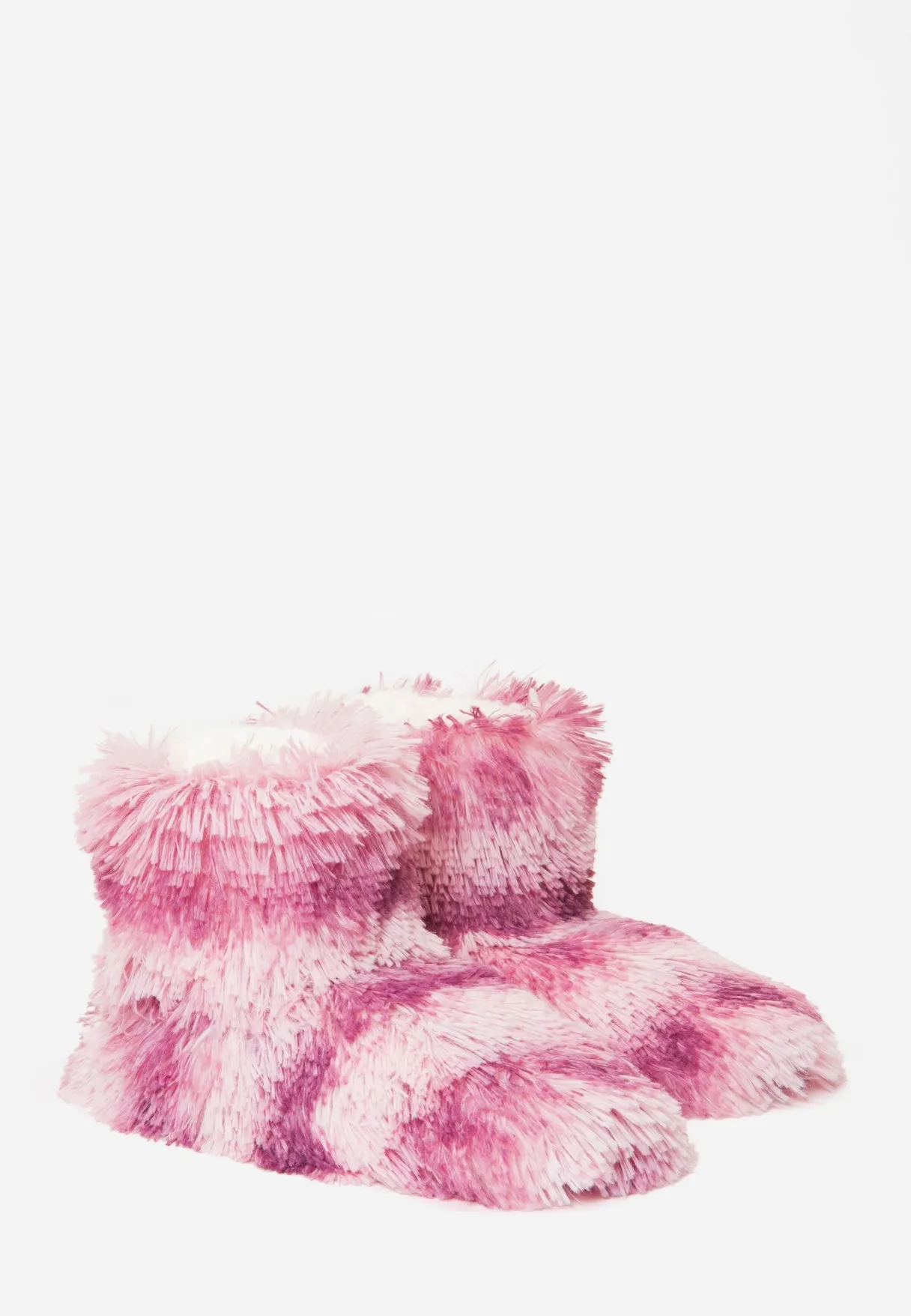 Faux Fur Boot Slippers