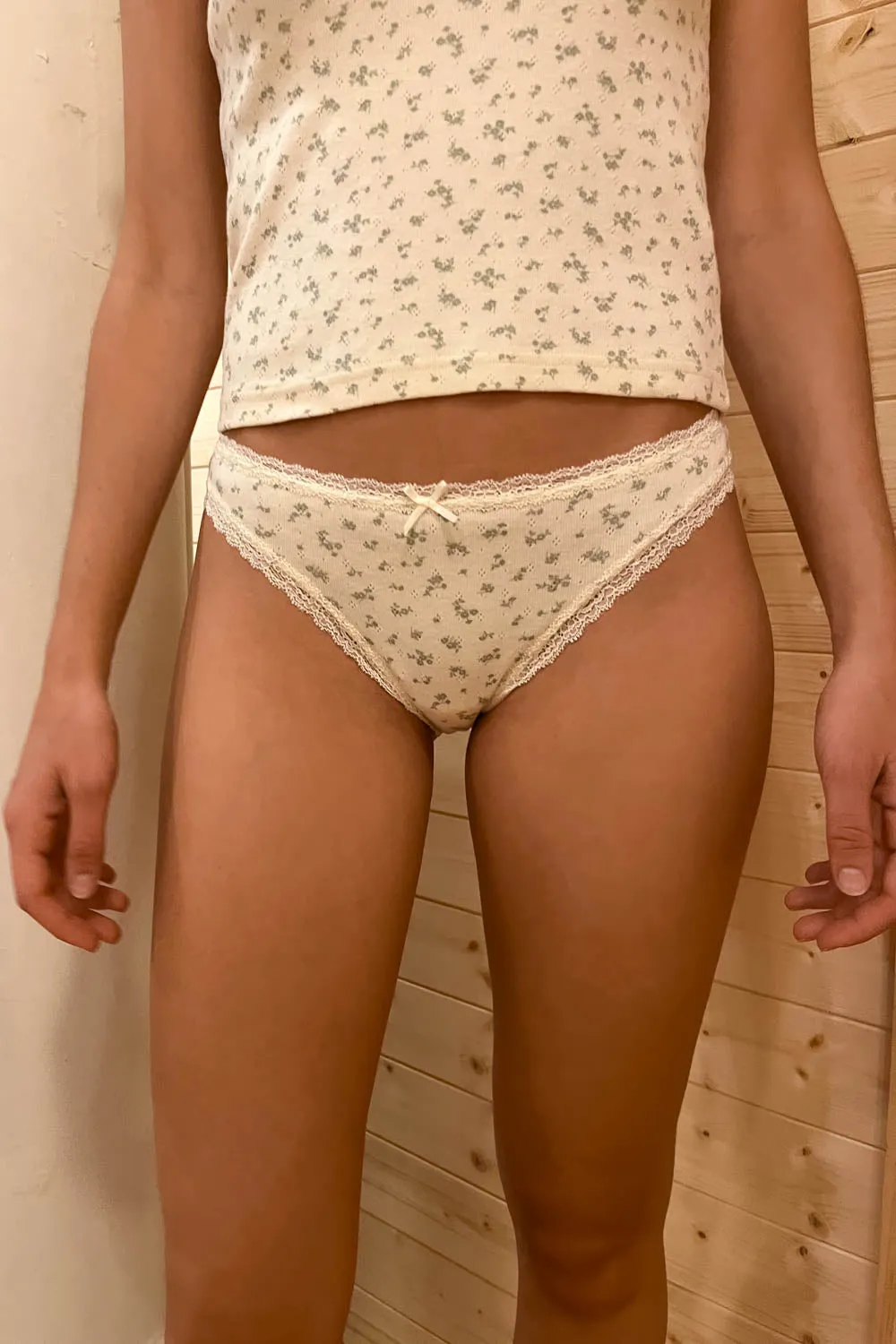 Floral Eyelet Underwear