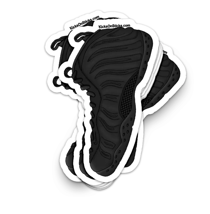 Foamposite "Anthracite 2020" Sneaker Sticker