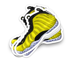 Foamposite "Electrolime" Sneaker Sticker