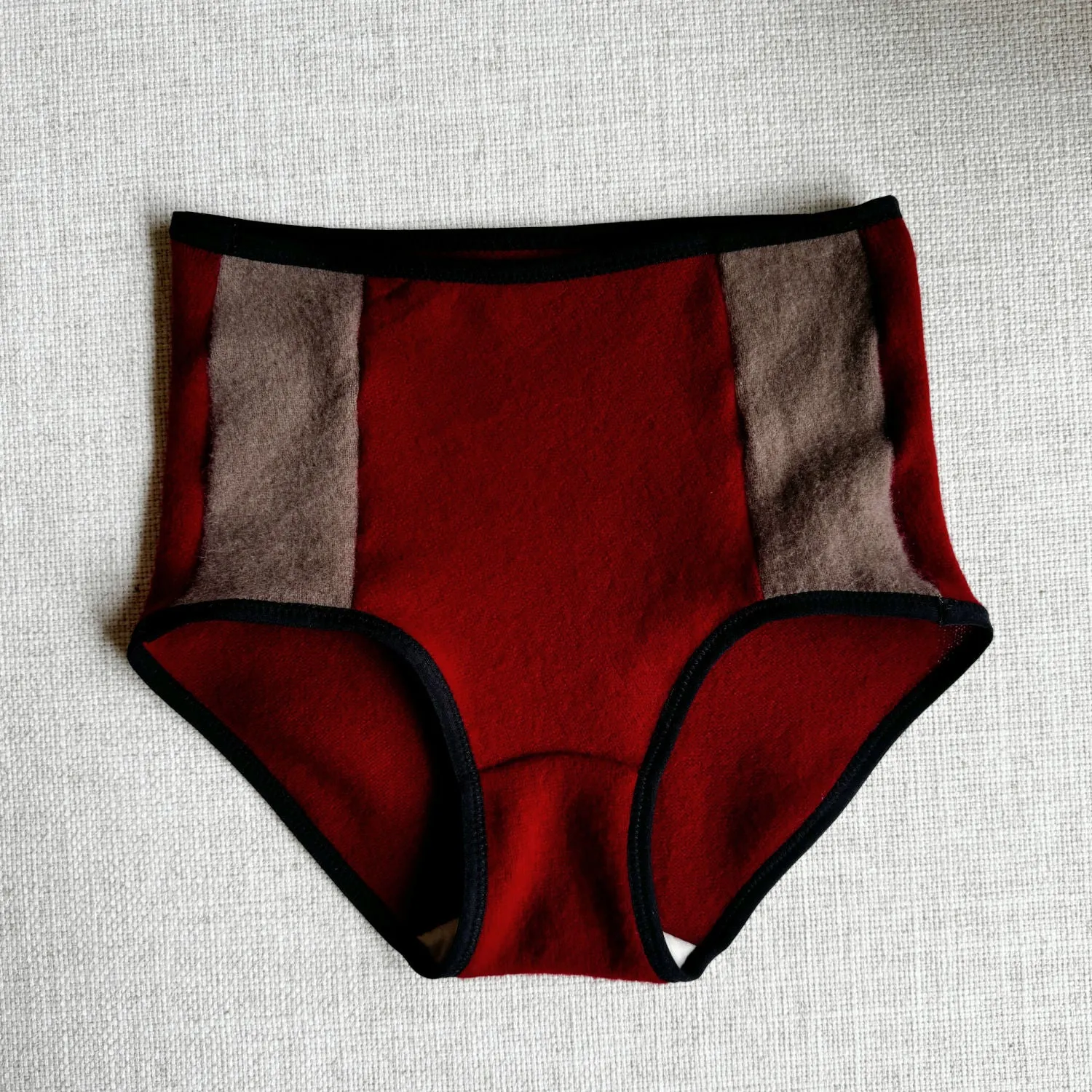 French Brief style cashmere wool underwear Women's Small/ Medium | Ready-To-Ship