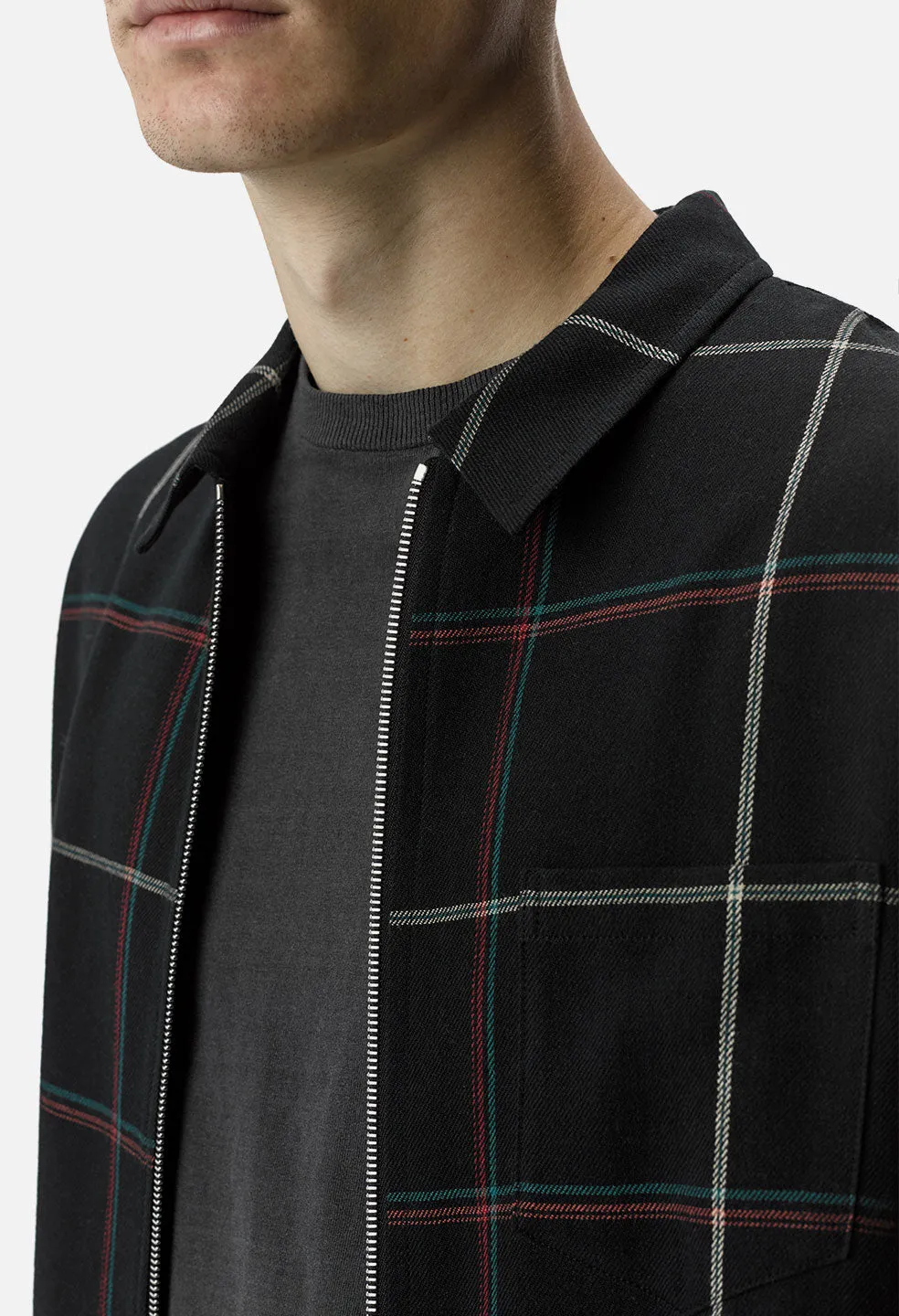 Fullzip Shirt / Black