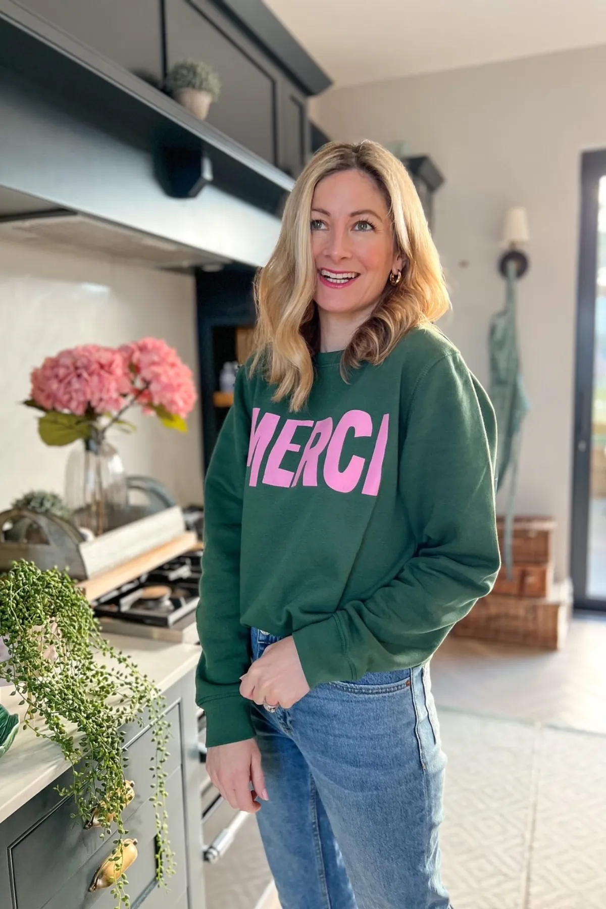 Green Merci Sweatshirt