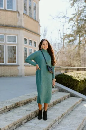 Jade Turtleneck Dress