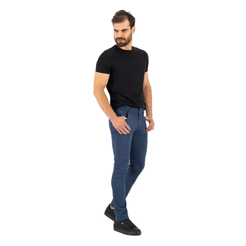 Jeans de Mezclilla Skinny - Azul Acero Mercer Color Jeans