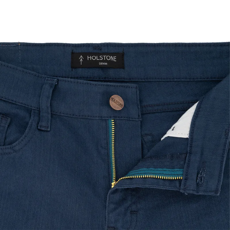 Jeans de Mezclilla Skinny - Azul Acero Mercer Color Jeans