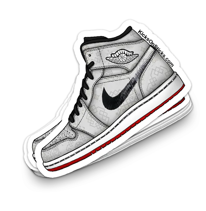 Jordan 1 Mid "Clot" Sneaker Sticker