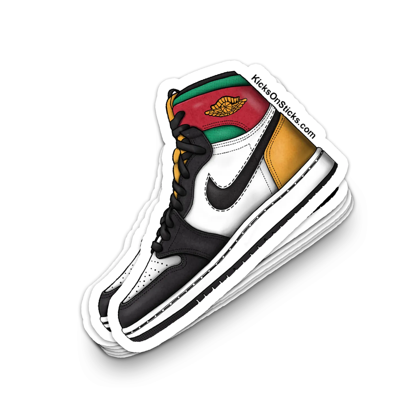 Jordan 1 "CMFT Anthracite" Sneaker Sticker