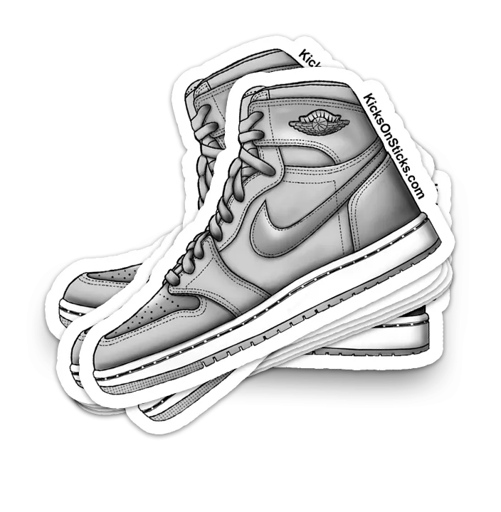 Jordan 1 "Japan Neutral Grey" Sneaker Sticker